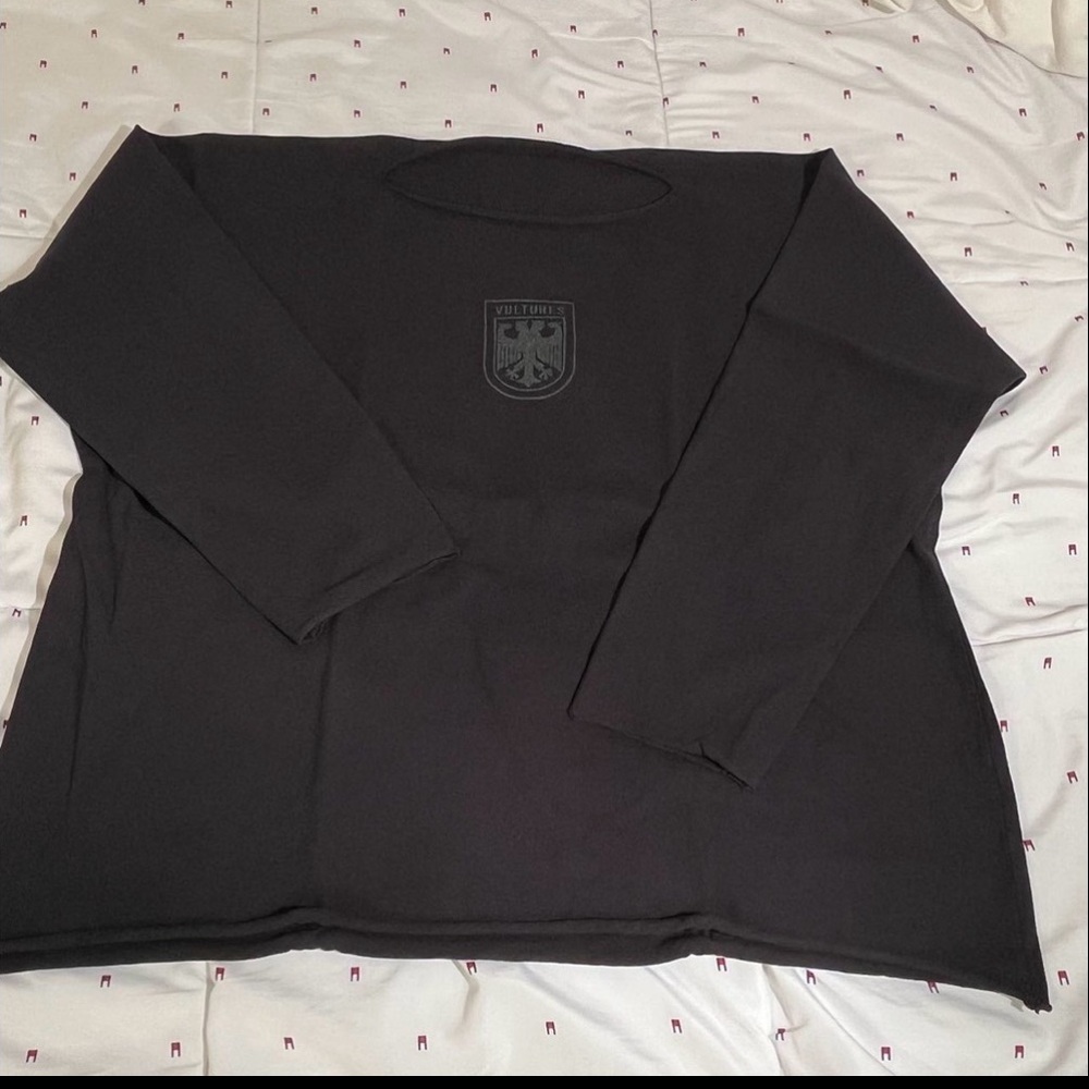 Authentic Kanye West YZY Yeezy X Gosha Vultures long Sleeves shirt